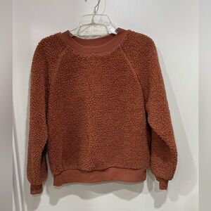 Old Navy Cozy Rust Crew Neck Sweater size S